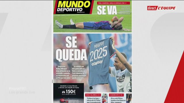 🇫🇷 – Il Real Madrid stampa molto amareggiato il giorno dopo il prolungamento di Kylian Mbappé al PSG