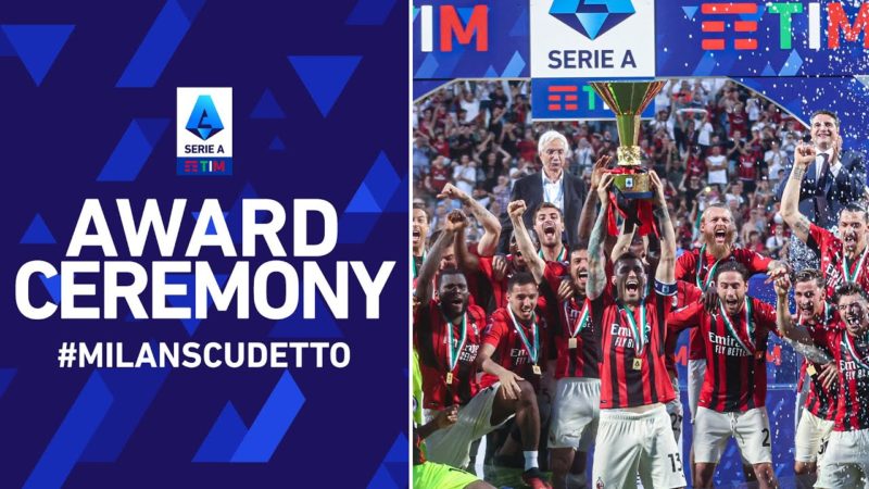Milan alza lo scudetto!  |  Cerimonia di premiazione |  Serie A 2021/22
