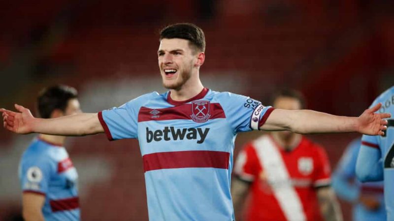 Chi è il favorito per ingaggiare Declan Rice?