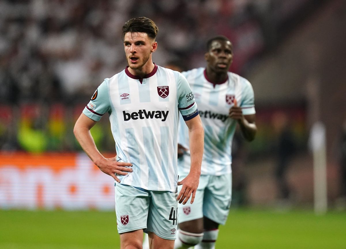 David Moyes e Declan Rice squalificati dalla UEFA per incidenti all’Eintracht Francoforte