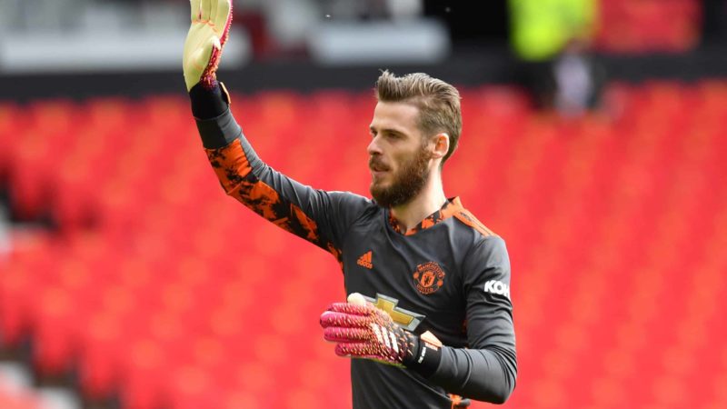 David de Gea saluta emotivamente il compagno di squadra del Manchester United Juan Mata