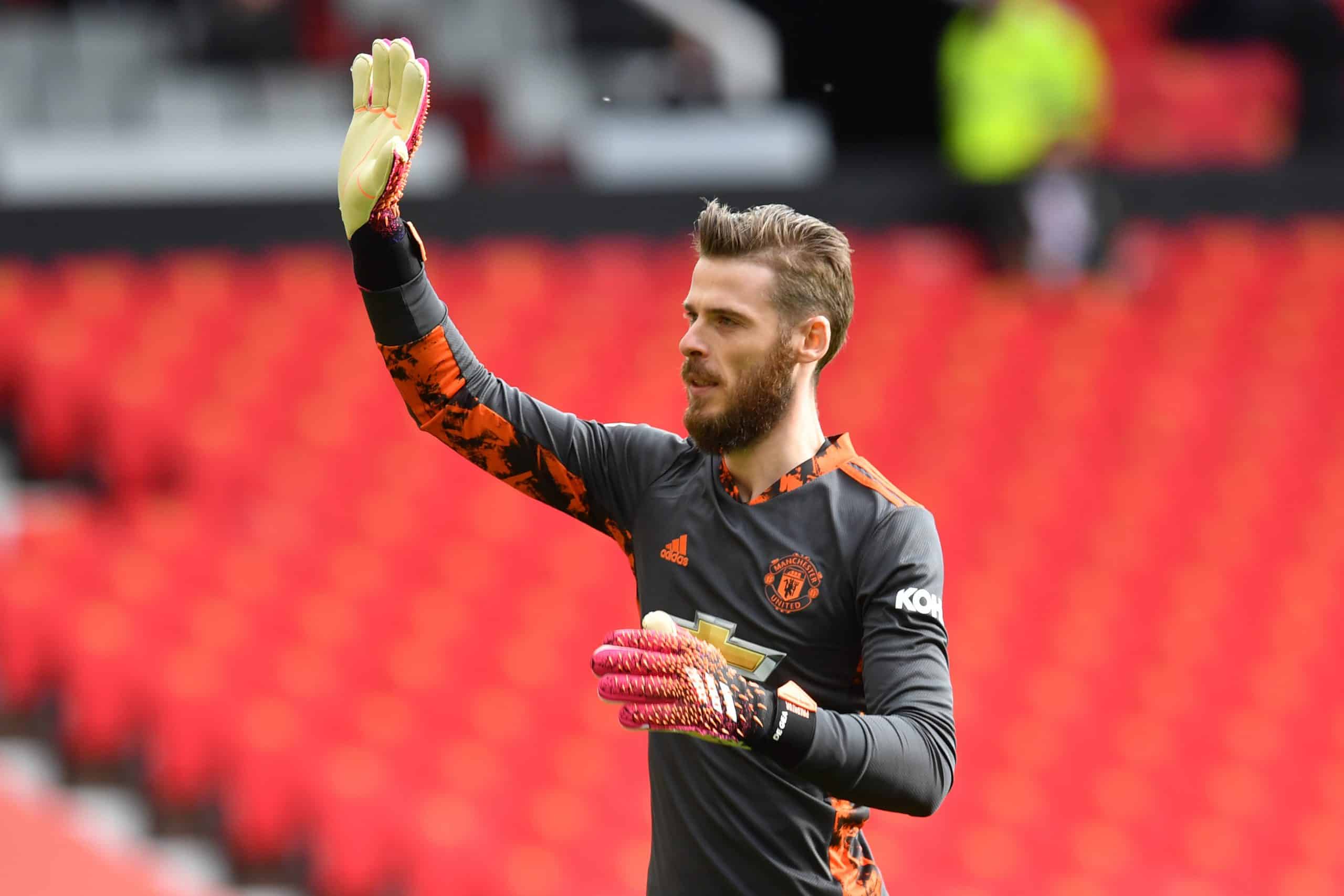 David de Gea saluta emotivamente il compagno di squadra del Manchester United Juan Mata