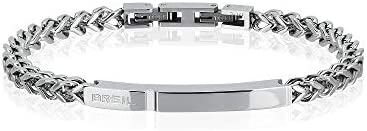 BREIL – Gioiello Collezione GROOVY, Bracciale e Collana da Uomo in Acciaio Inossidabile – idea regalo milan