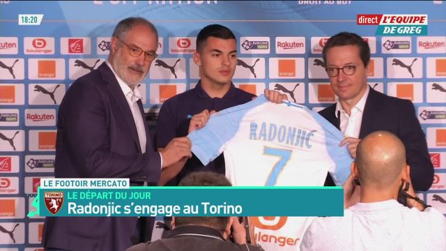 Da Parigi – Trasferimenti: ufficializzata la partenza di Nemanja Radonjic (OM) per il Torino