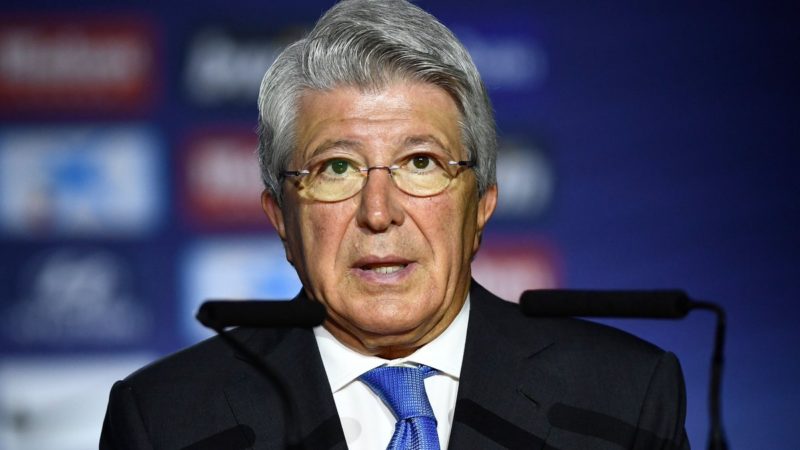 F. Romano pubblica: Il presidente dell’Atletico Madrid Enrique Cerezo: “Non so chi abbia inventato questa storia…