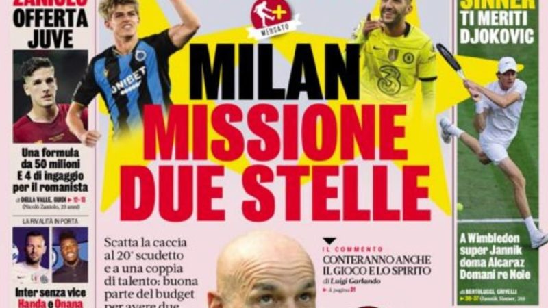 GDM: Buongiorno con le prime pagine oggi in edicola 

…