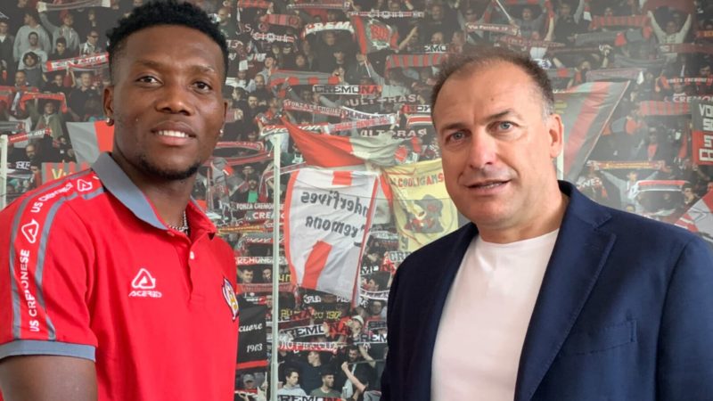 TS – Cremonese, ufficiale: Okereke è grigiorosso