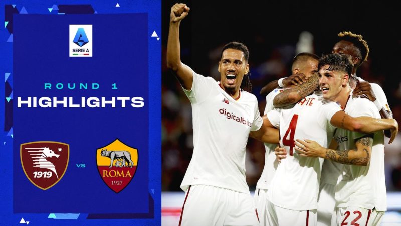Salernitana-Roma 0-1 |  Goal e momenti salienti: Round 1 |  Serie A 2022/23