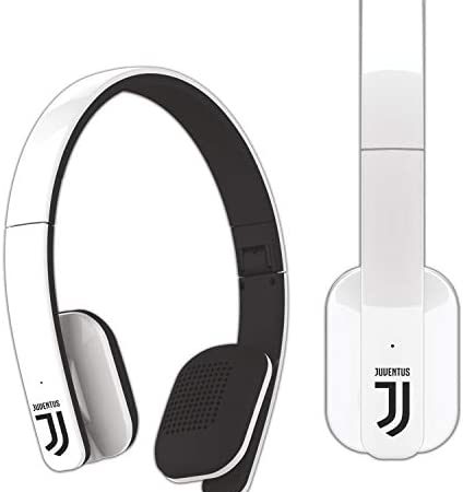 Cuffia Bluetooth Ufficiale Juventus H004, Bianco/Nero – idea regalo juve