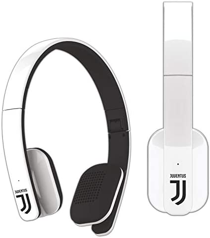 Cuffia Bluetooth Ufficiale Juventus H004, Bianco/Nero – idea regalo juve