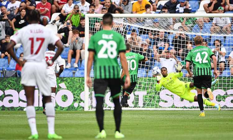 LIVE Sassuolo-Milan 0-0: Maignan para un rigore a Berardi! Brahim sbaglia un contropiede | Primapagina