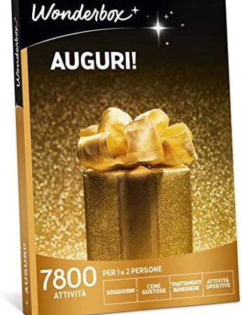 Wonderbox – Box Regalo Di Auguri – Un Insieme Di Idee Regalo Donna, Idee Regalo Uomo E Idee Regalo Natale Che Soddisfano Anche Le Persone Più Esigenti. Ottimo Anche Come Regalo Di Coppia – idea regalo udinese
