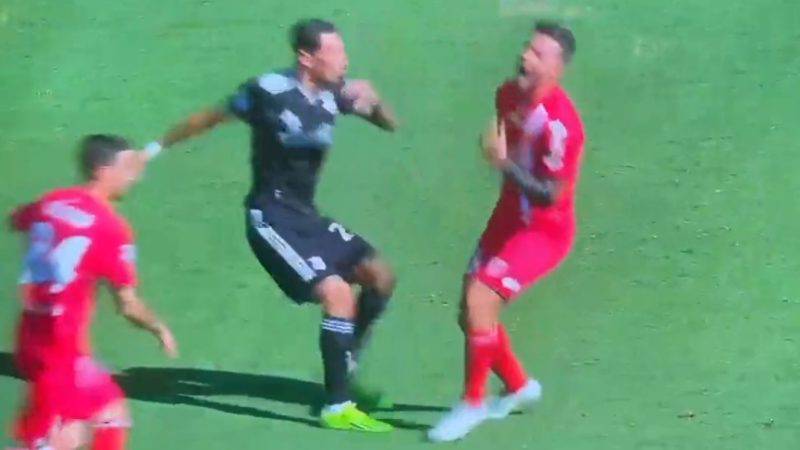 Angel Di Maria della Juventus espulso per gomito contro il Monza