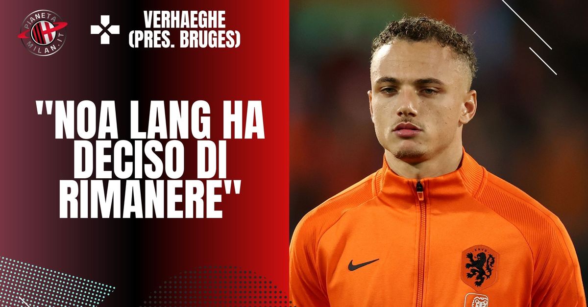 Gazzetta – Verhaeghe (pres. Bruges): “Noa Lang aveva ricevuto offerte da Milan e Leeds”