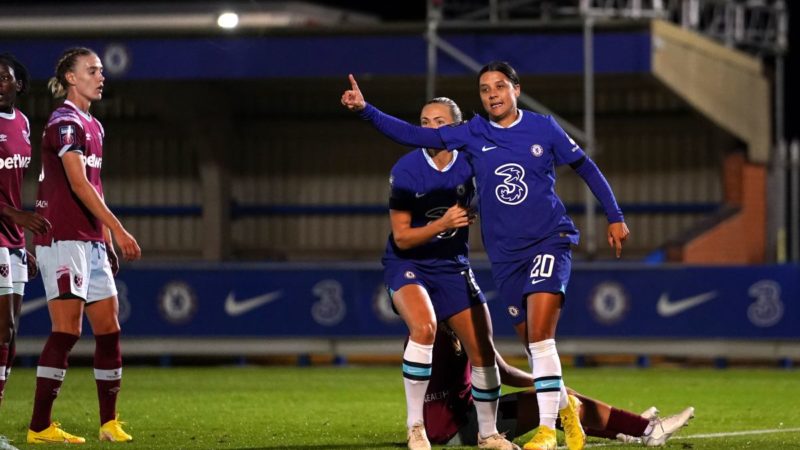 Il Chelsea ha battuto il West Ham vincendo due volte la Super League femminile