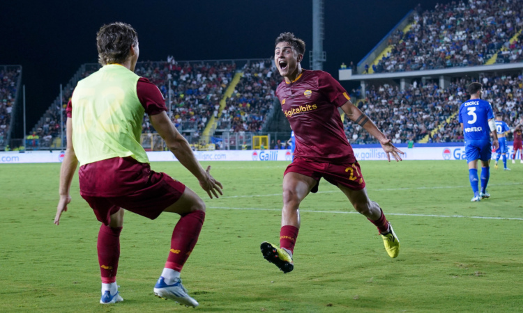 Roma e Mou tornano alla vittoria: Dybala batte Empoli 2-1 ma la squadra di Zanetti piace di più | Primapagina