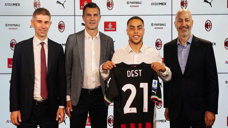 Serie A: Dest non pensa al ritorno: “Spero di convincere il Milan a comprarmi”