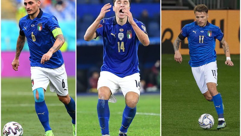 Serie A: L’incredibile lista degli infortunati accumulata dalla Nazionale italiana