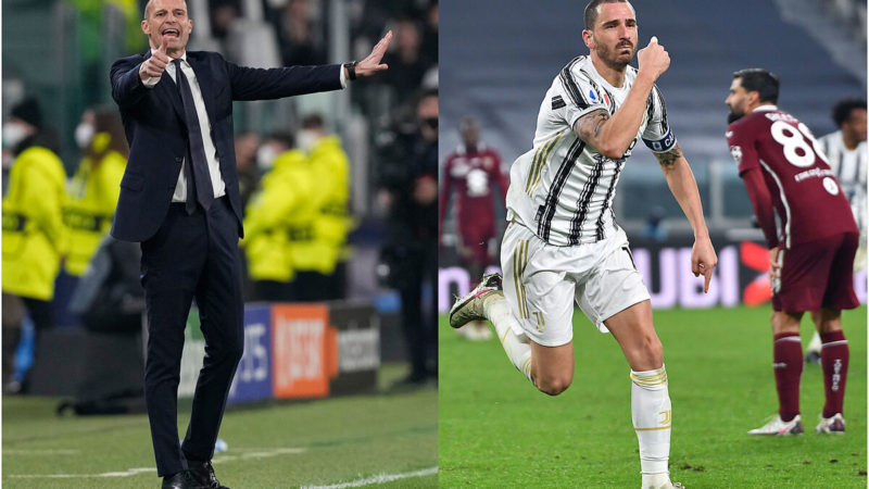 Serie A: Segui il lo alla Juventus: i dissidi tra Allegri e Bonucci fanno scattare gli allarmi