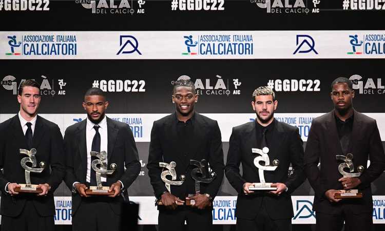 Gran Galà del Calcio, la Top 11 2021/22: quanto Milan! Solo due interisti e… uno juventino (a metà) | Serie A