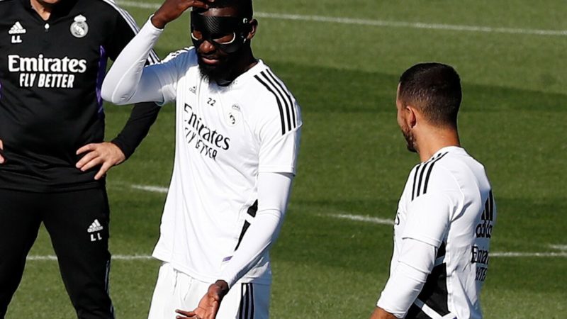 Real Madrid: perché Rdiger ha indossato una maschera in “El Clasico”?