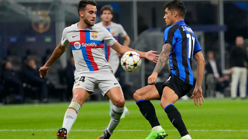 Serie A: Correa, con fastidio al ginocchio dopo la partita contro il Barcellona