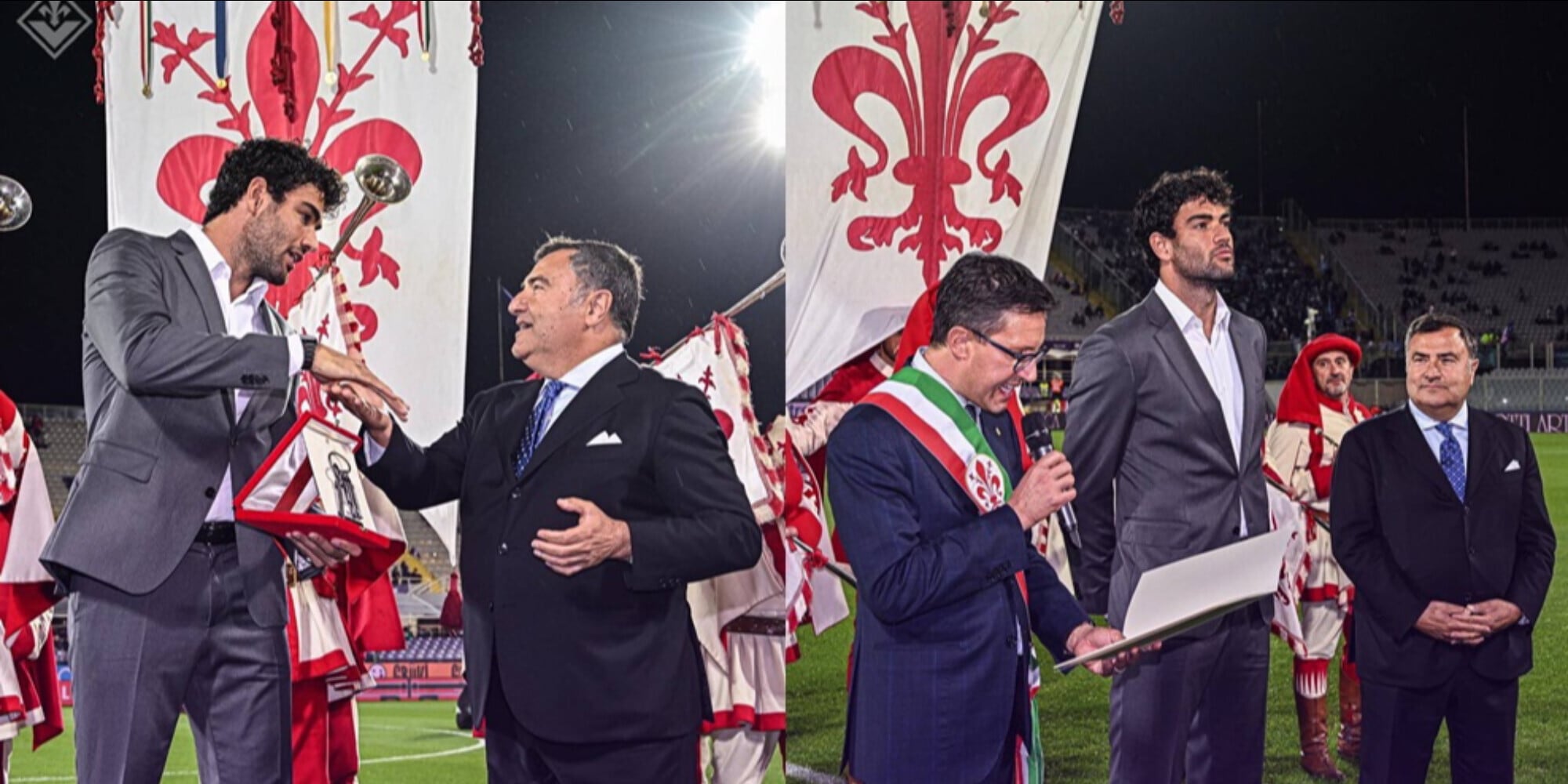 TS – Fiorentina-Lazio, premiato Berrettini: “Credo ancora nelle Finals”