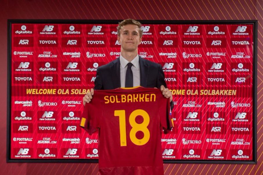 Da Twitter –  Ufficiale, confermato.  Ola Solbakken passa all’AS Roma a parametro zero dal Bodø Gl…