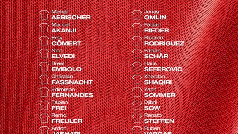 F. Romano pubblica:  Ufficiale.  La Svizzera nomina la propria rosa per la Coppa del Mondo.  #Qatar2022 #WorldCup2…