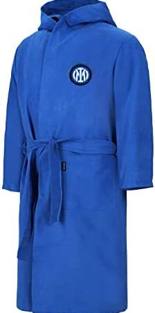 Inter Accappatoio In Microfibra Accappatoio in Microfibra I001 Unisex – Bambini e ragazzi – idea regalo interista