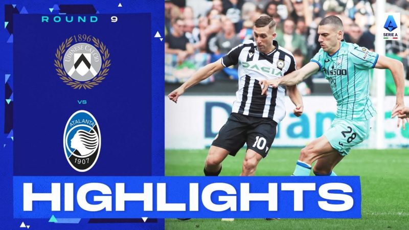 Udinese-Atalanta 2-2 |  Rimonta nel secondo tempo dell’Udinese: gol e highlights |  Serie A 2022/23