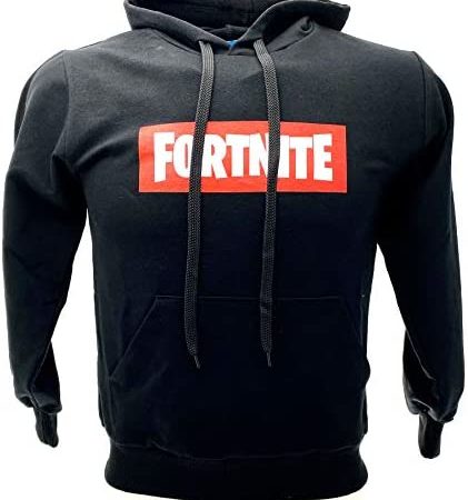 Sicem Felpa Originale Logo con Cappuccio e Tasche Adulto e Ragazzo Prodotto Ufficiale Epic Games – idea regalo juventino