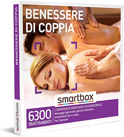 Smartbox – Cofanetto regalo Benessere di coppia – Idea regalo di coppia – Un’esperienza benessere per 2 persone – idea regalo milan