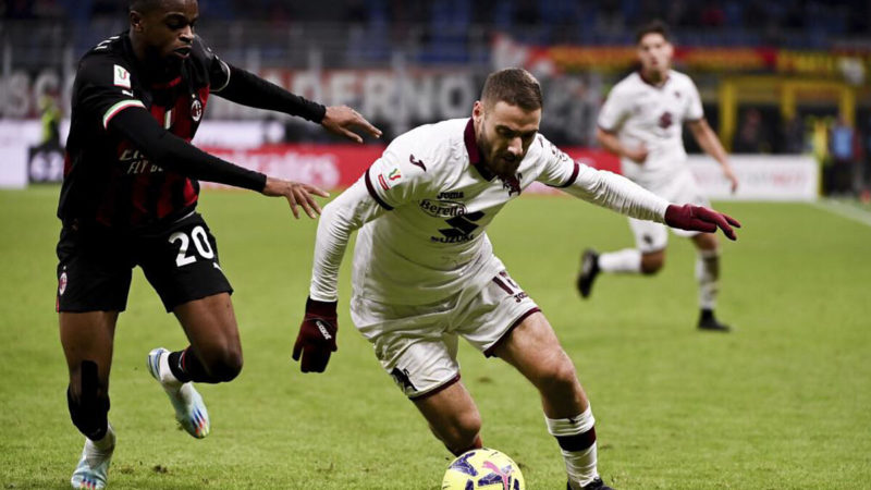 Serie A: il Milan perde contro il Torino a San Siro