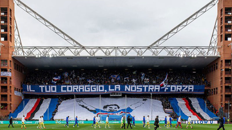 Serie A: la Sampdoria riceve in sede una busta con dentro un proiettile