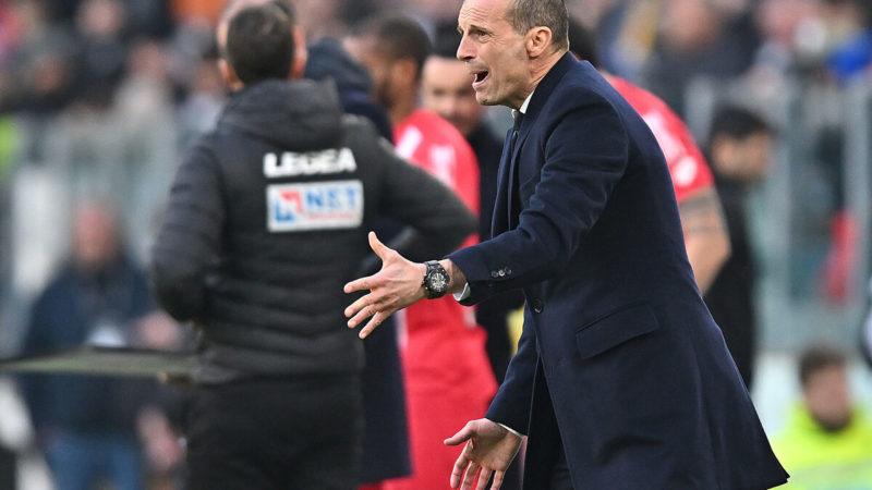 Serie A: le parole di Allegri che indignano la Juventus e che parlano di “salvezza”