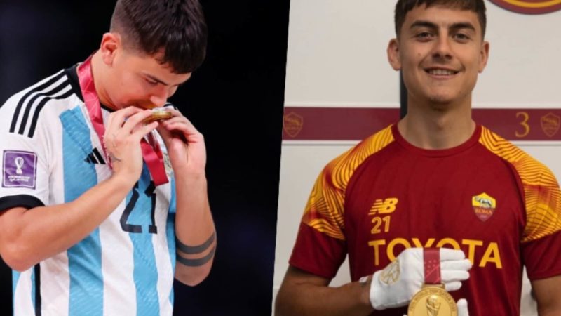 TS – Dybala, all’archivio della Roma la sua medaglia d’oro Mondiale