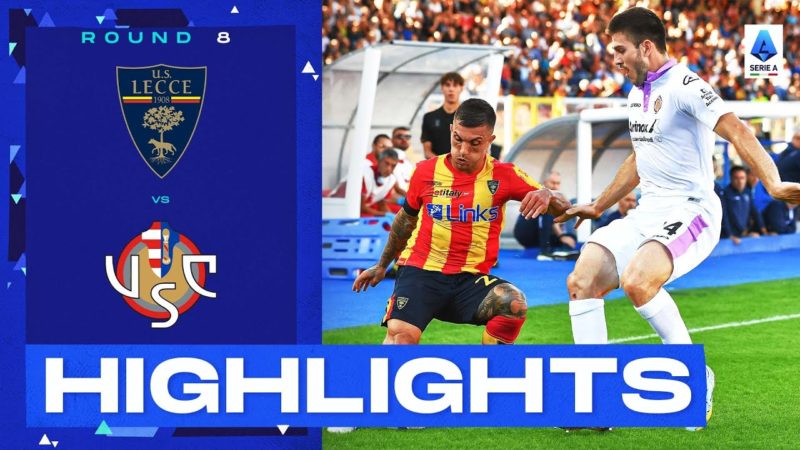Lecce-Cremonese 1-1 |  Le due squadre si dividono i punti a Lecce: Gol & Highlights |  Serie A 2022/23