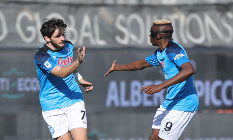 Calciomercato.com – Napoli, altri tre passi verso lo scudetto: Kvara e Osimhen annientano lo Spezia. Inter e Roma a virtualmente -16 | Primapagina