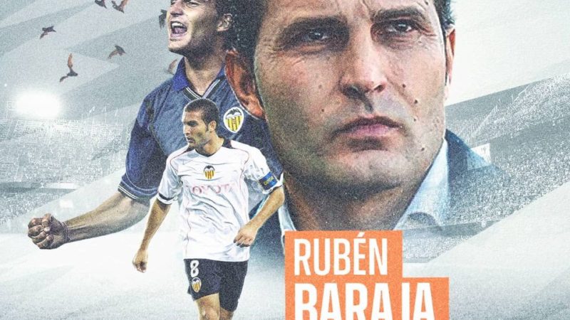 F. Romano pubblica:  Ufficiale, completato.  Ruben Baraja è stato nominato nuovo allenatore del Valencia…