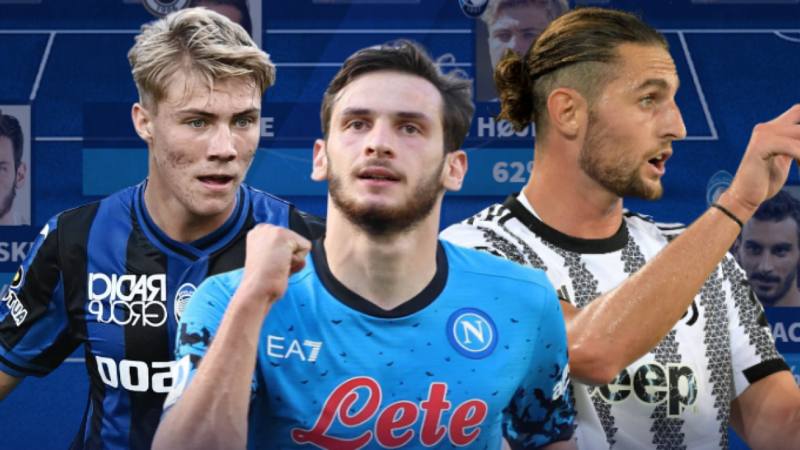 I Migliori XI della 22.a Giornata: Kvara e Højlund in Campo