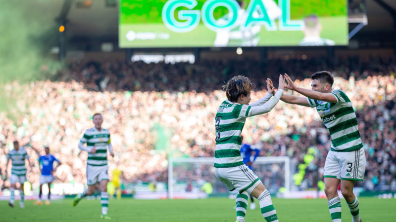 Il Celtic ha fissato gli standard – I 22 trofei in 11 anni striscione all’Hampden
