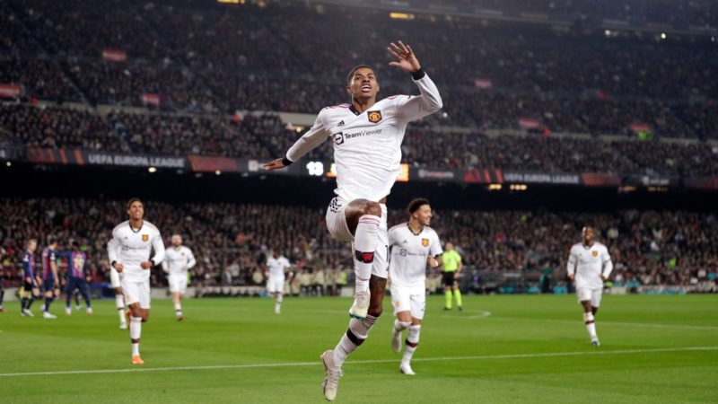 Marcus Rashford eguaglia il record di gol nel pareggio del Manchester United con il Barcellona