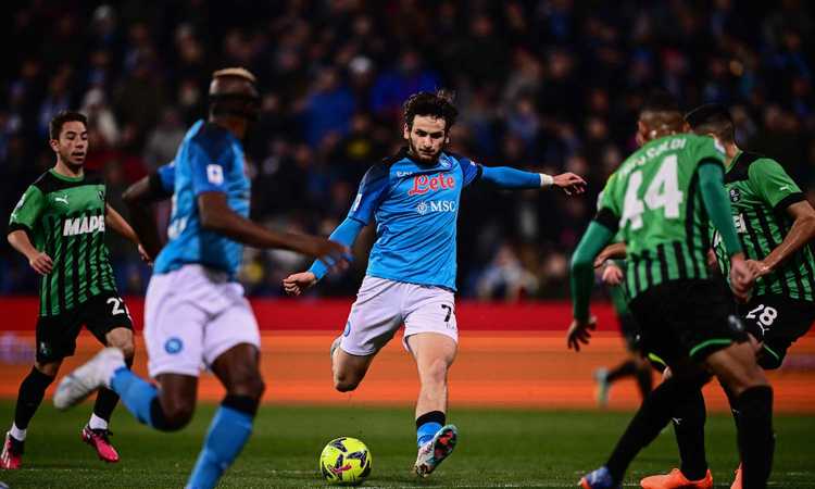 Risultato Sassuolo-Napoli 0-2: Kvaratskhelia e Osimhen portano i tre punti ai Partenopei | Primapagina