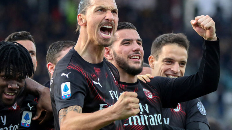 Serie A: Ibrahimovic torna in una squadra del Milan per la prima volta dall’infortunio