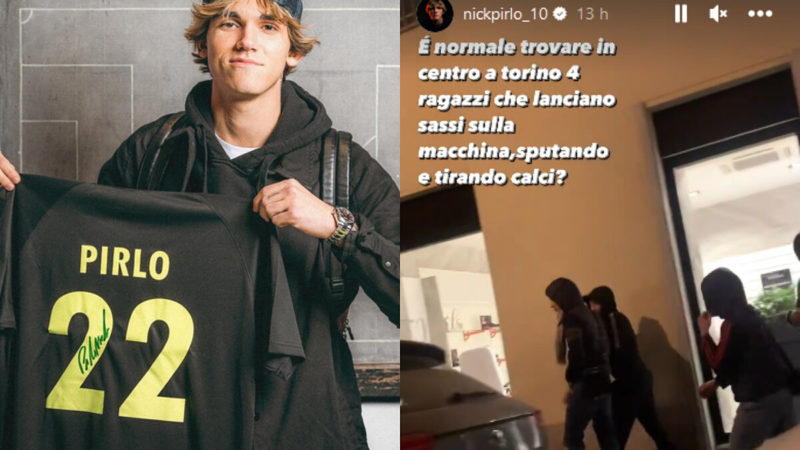 Serie A: Il figlio di Pirlo, aggredito in strada a Girona: “Hanno preso a calci la macchina e ci hanno tirato pietre”