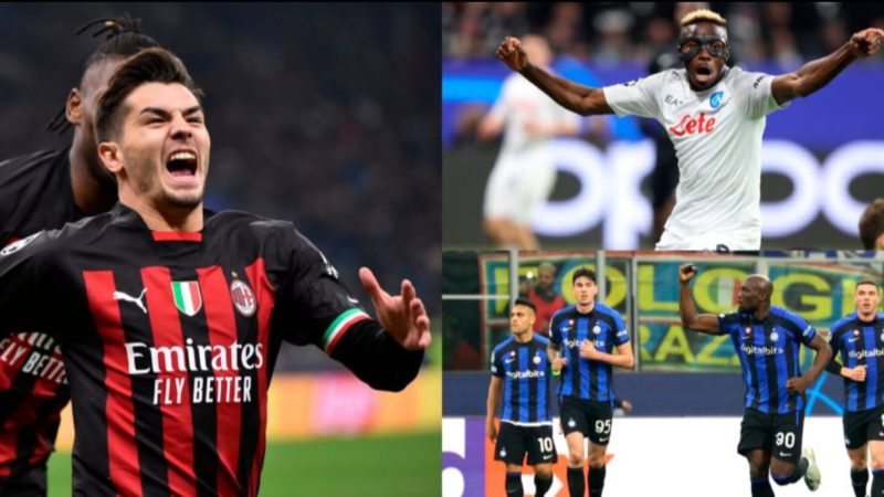 TS – Milan, Napoli e Inter, record storico per le italiane! Ecco cosa non era mai successo