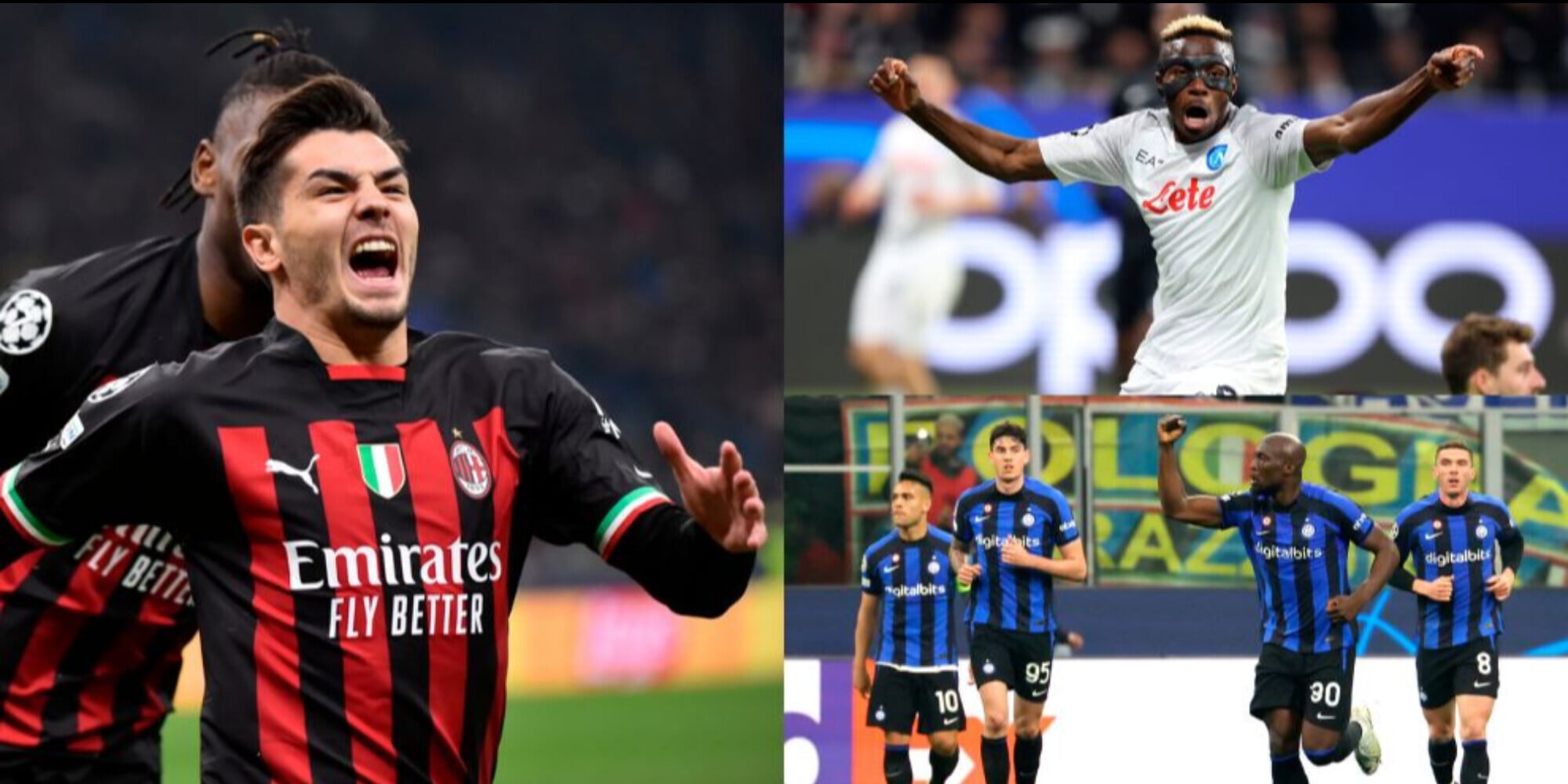 TS – Milan, Napoli e Inter, record storico per le italiane! Ecco cosa non era mai successo