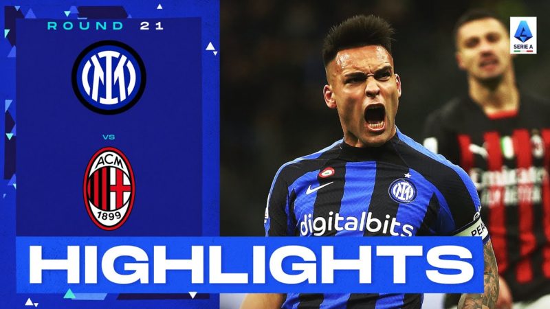 Inter-Milan 1-0 |  Martinez sigla la vittoria nel derby per l’Inter: gol e highlights |  Serie A 2022/23
