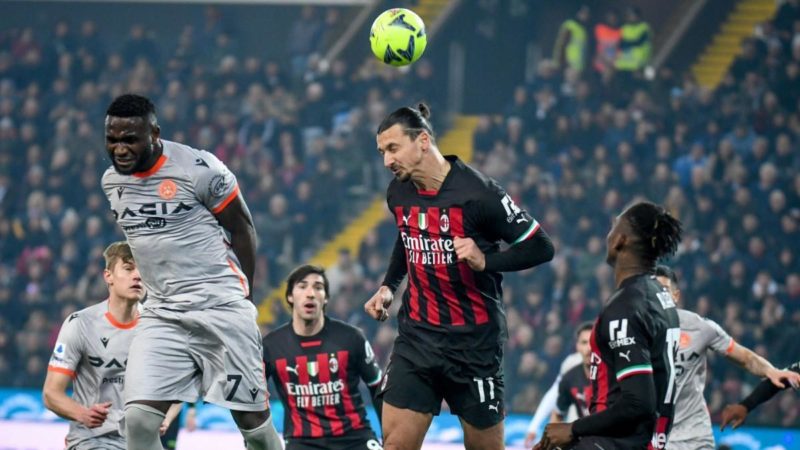 Riepilogo e gol di Udinese – Milan (3-1) giornata 27
